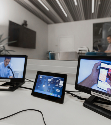 Última tecnología en la sala de monitorio | Cofidis Innolab